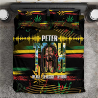 Jamaica Reggae Legend Tosh Bedding Set Cannabis Pattern - Wonder Print Shop