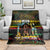 Jamaica Reggae Legend Tosh Blanket Cannabis Pattern - Wonder Print Shop
