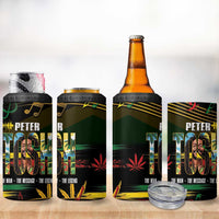 Jamaica Reggae Legend Tosh 4 in 1 Can Cooler Tumbler Cannabis Pattern - Wonder Print Shop