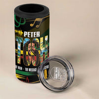 Jamaica Reggae Legend Tosh 4 in 1 Can Cooler Tumbler Cannabis Pattern - Wonder Print Shop