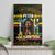 Jamaica Reggae Legend Tosh Canvas Wall Art Cannabis Pattern - Wonder Print Shop