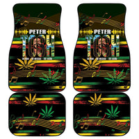 Jamaica Reggae Legend Tosh Car Mats Cannabis Pattern - Wonder Print Shop