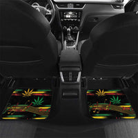 Jamaica Reggae Legend Tosh Car Mats Cannabis Pattern - Wonder Print Shop