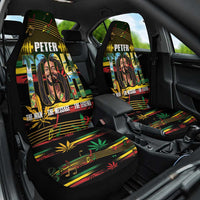 Jamaica Reggae Legend Tosh Car Seat Cover Cannabis Pattern - Wonder Print Shop