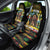 Jamaica Reggae Legend Tosh Car Seat Cover Cannabis Pattern - Wonder Print Shop