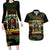 Jamaica Reggae Legend Tosh Couples Matching Long Sleeve Bodycon Dress and Hawaiian Shirt Cannabis Pattern - Wonder Print Shop