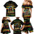 Jamaica Reggae Legend Tosh Family Matching Mermaid Dress and Hawaiian Shirt Cannabis Pattern - Wonder Print Shop