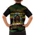 Jamaica Reggae Legend Tosh Family Matching Off The Shoulder Long Sleeve Dress and Hawaiian Shirt Cannabis Pattern - Wonder Print Shop
