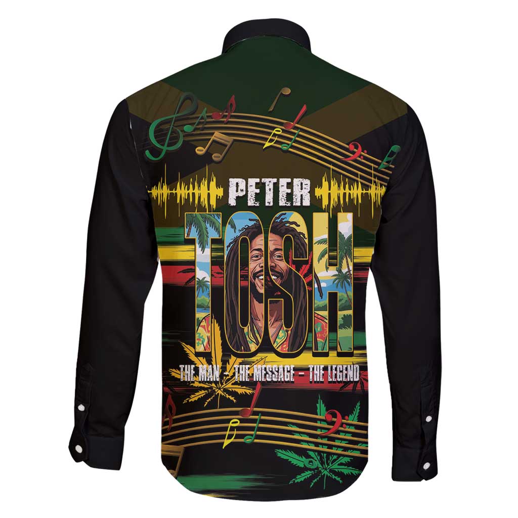 Jamaica Reggae Legend Tosh Family Matching Puletasi and Hawaiian Shirt Cannabis Pattern - Wonder Print Shop