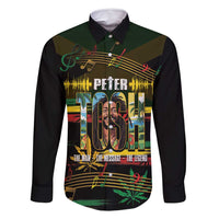 Jamaica Reggae Legend Tosh Family Matching Tank Maxi Dress and Hawaiian Shirt Cannabis Pattern - Wonder Print Shop