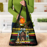 Jamaica Reggae Legend Tosh Grocery Bag Cannabis Pattern - Wonder Print Shop