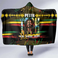 Jamaica Reggae Legend Tosh Hooded Blanket Cannabis Pattern - Wonder Print Shop
