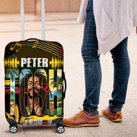 Jamaica Reggae Legend Tosh Luggage Cover Cannabis Pattern - Wonder Print Shop