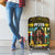 Jamaica Reggae Legend Tosh Luggage Cover Cannabis Pattern - Wonder Print Shop