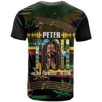 Jamaica Reggae Legend Tosh T Shirt Cannabis Pattern - Wonder Print Shop