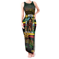 Jamaica Reggae Legend Tosh Tank Maxi Dress Cannabis Pattern - Wonder Print Shop