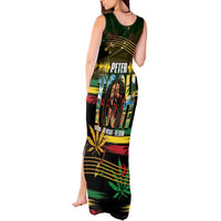 Jamaica Reggae Legend Tosh Tank Maxi Dress Cannabis Pattern - Wonder Print Shop