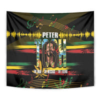 Jamaica Reggae Legend Tosh Tapestry Cannabis Pattern - Wonder Print Shop