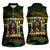 Jamaica Reggae Legend Tosh Women Sleeveless Polo Shirt Cannabis Pattern - Wonder Print Shop
