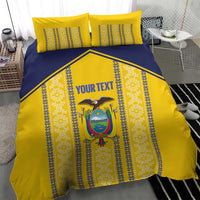 Custom Ecuador Football Bedding Set 2025 Come On La Tricolor - Wonder Print Shop