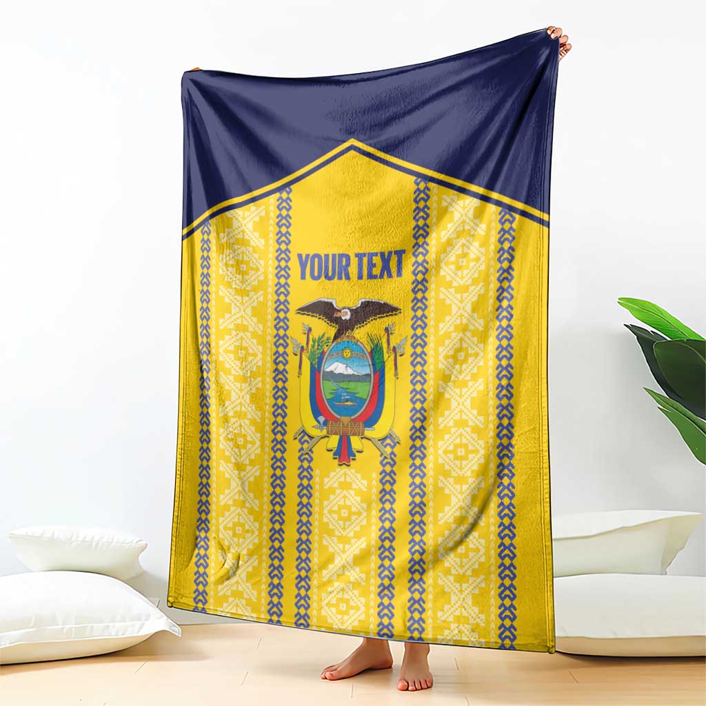 Custom Ecuador Football Blanket 2025 Come On La Tricolor - Wonder Print Shop