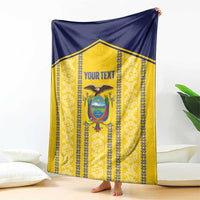 Custom Ecuador Football Blanket 2025 Come On La Tricolor - Wonder Print Shop