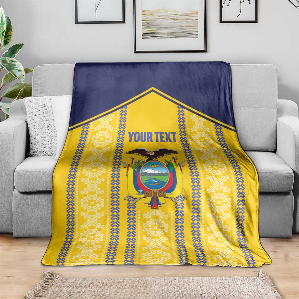 Custom Ecuador Football Blanket 2025 Come On La Tricolor - Wonder Print Shop