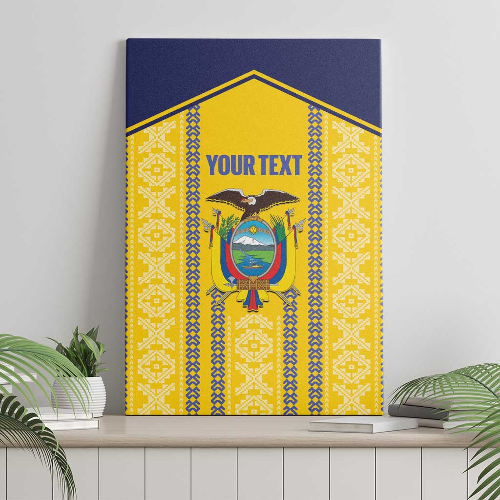 Custom Ecuador Football Canvas Wall Art 2025 Come On La Tricolor - Wonder Print Shop
