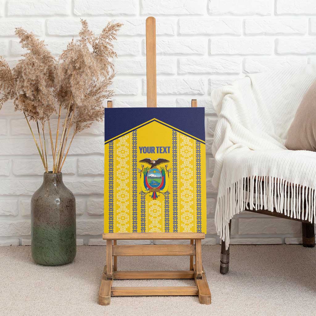 Custom Ecuador Football Canvas Wall Art 2025 Come On La Tricolor - Wonder Print Shop