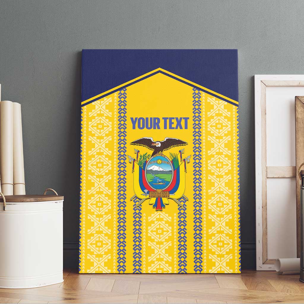 Custom Ecuador Football Canvas Wall Art 2025 Come On La Tricolor - Wonder Print Shop
