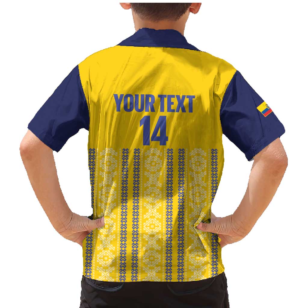 Custom Ecuador Football Family Matching Mermaid Dress and Hawaiian Shirt 2025 Come On La Tricolor - Wonder Print Shop