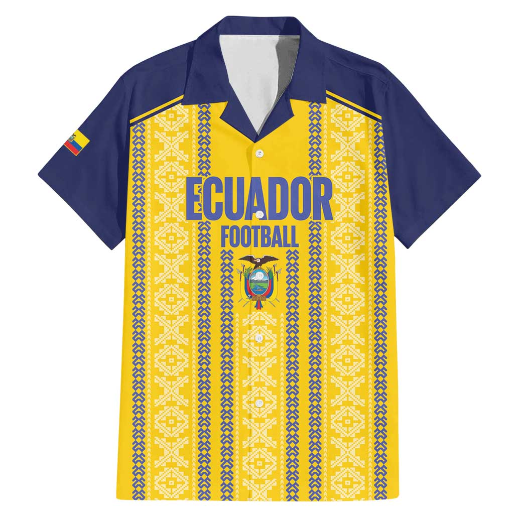 Custom Ecuador Football Family Matching Mermaid Dress and Hawaiian Shirt 2025 Come On La Tricolor - Wonder Print Shop