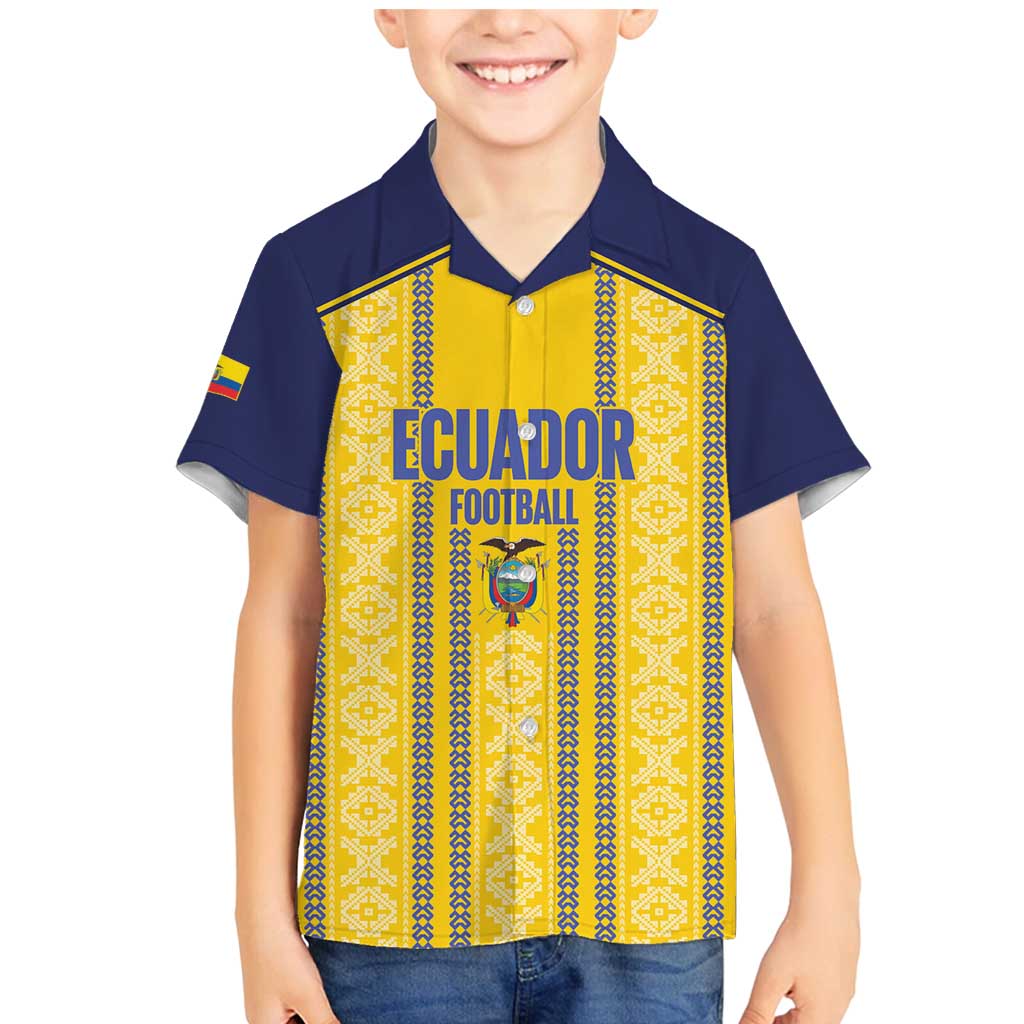 Custom Ecuador Football Family Matching Mermaid Dress and Hawaiian Shirt 2025 Come On La Tricolor - Wonder Print Shop