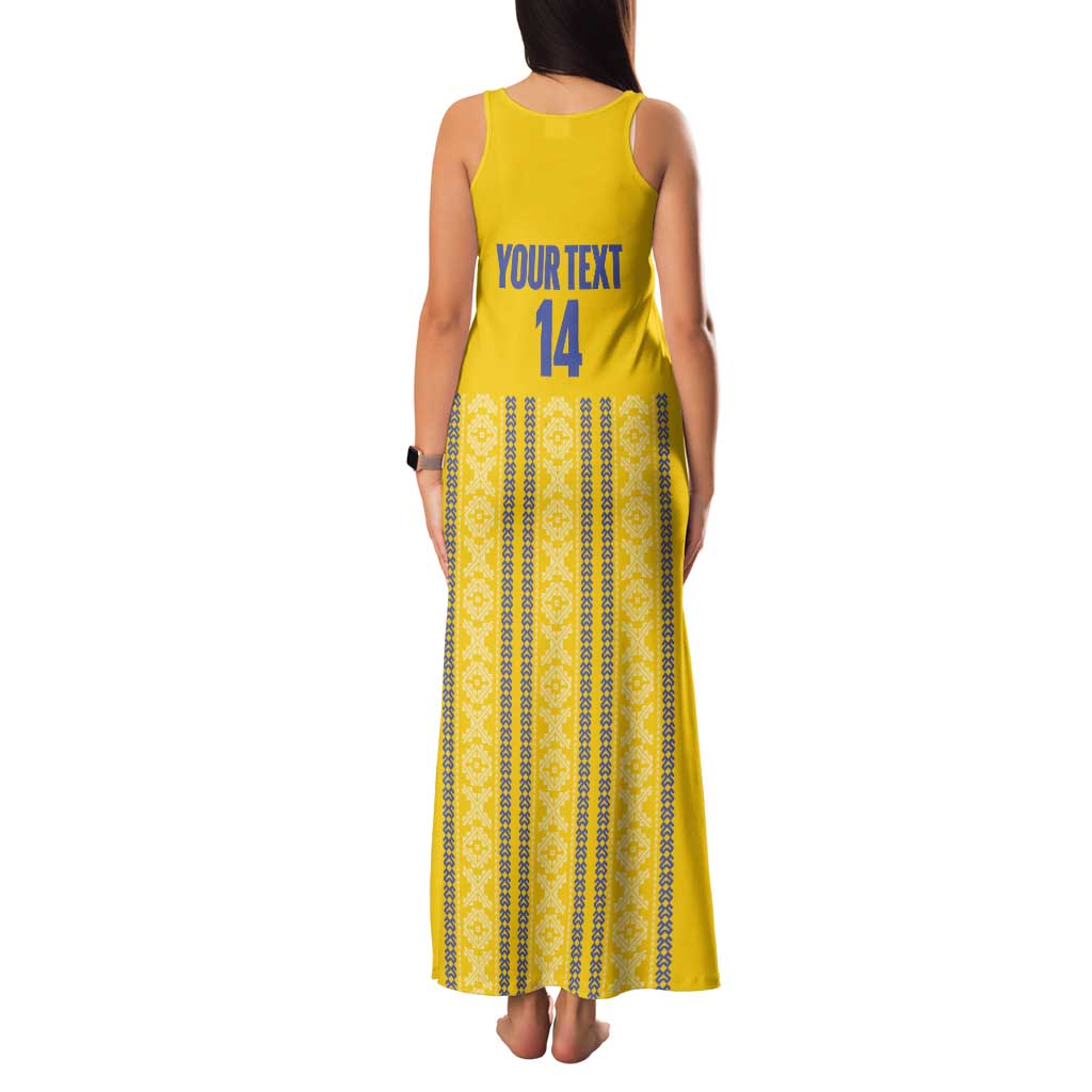 Custom Ecuador Football Family Matching Tank Maxi Dress and Hawaiian Shirt 2025 Come On La Tricolor - Wonder Print Shop