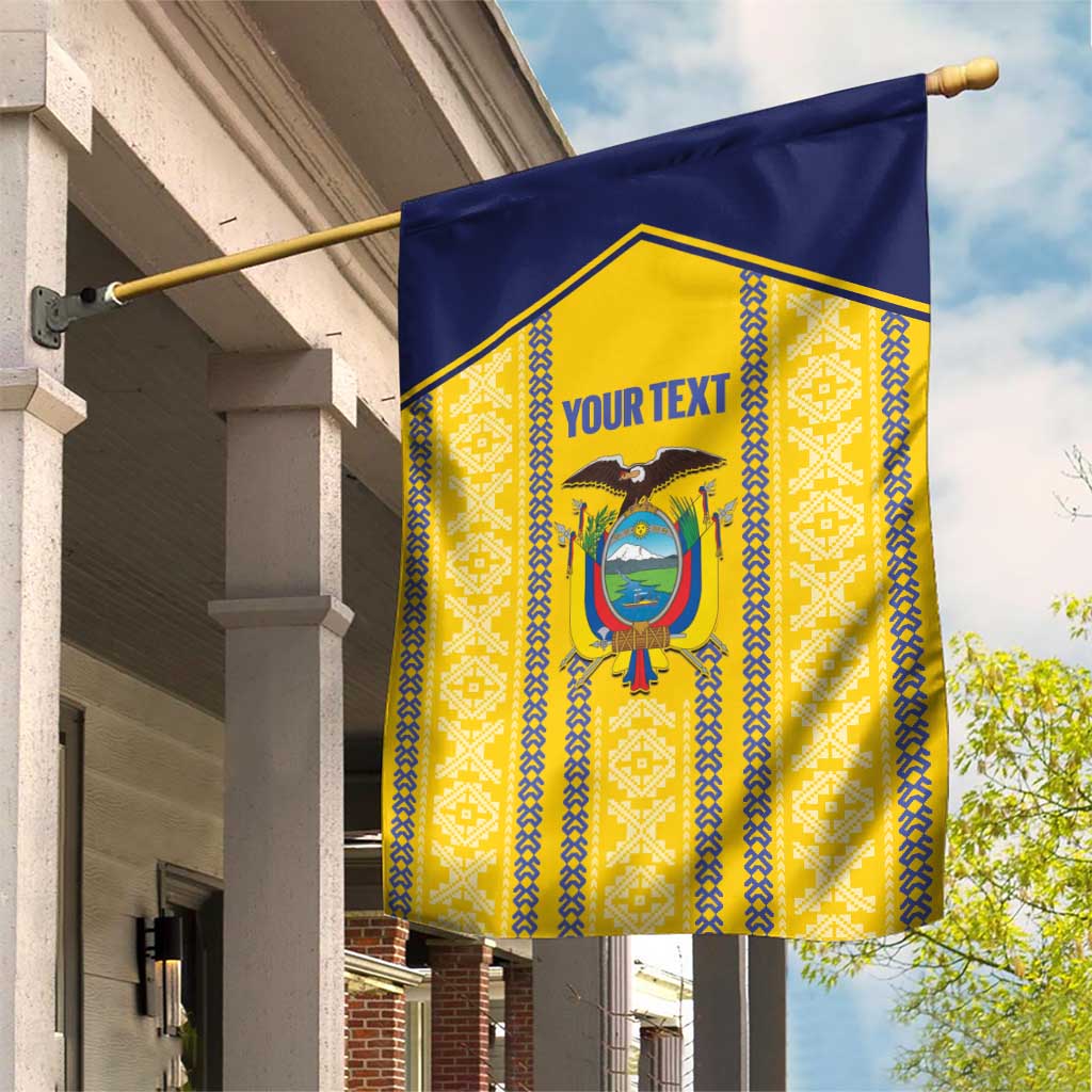 Custom Ecuador Football Garden Flag 2025 Come On La Tricolor - Wonder Print Shop