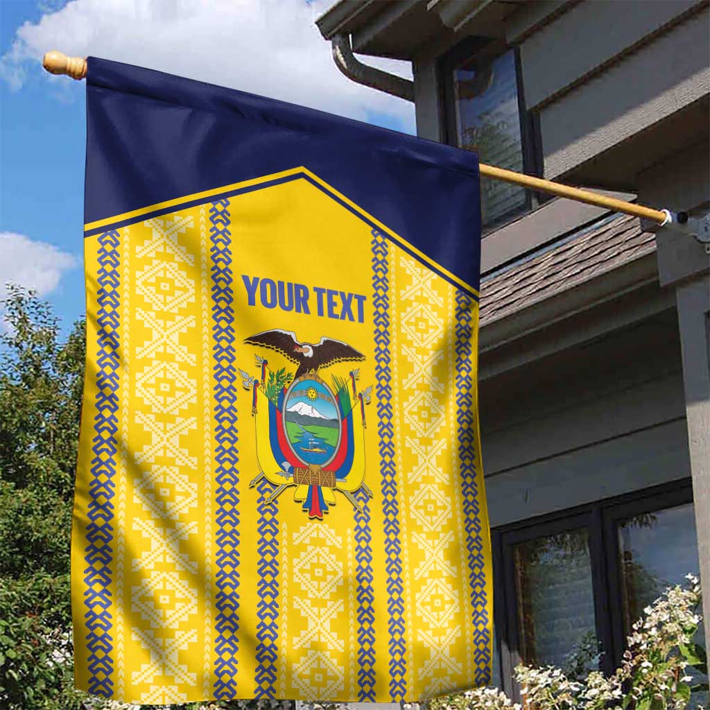 Custom Ecuador Football Garden Flag 2025 Come On La Tricolor - Wonder Print Shop