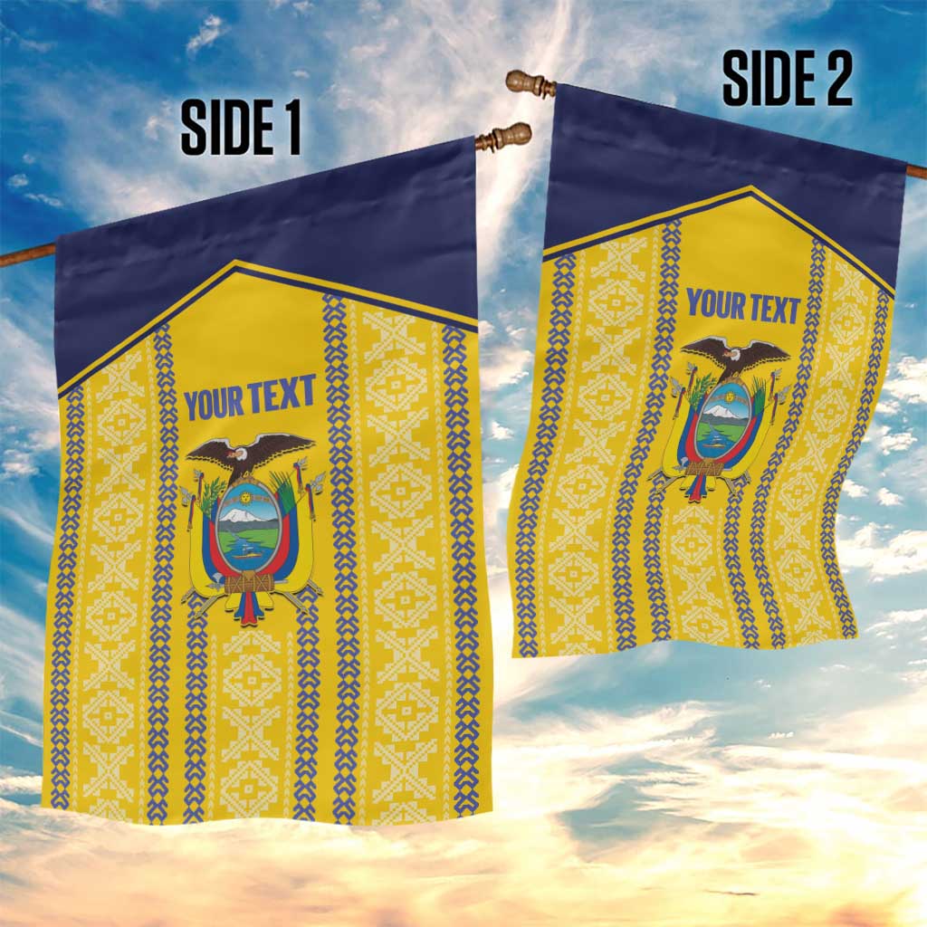 Custom Ecuador Football Garden Flag 2025 Come On La Tricolor - Wonder Print Shop