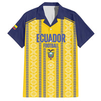 Custom Ecuador Football Hawaiian Shirt 2025 Come On La Tricolor - Wonder Print Shop