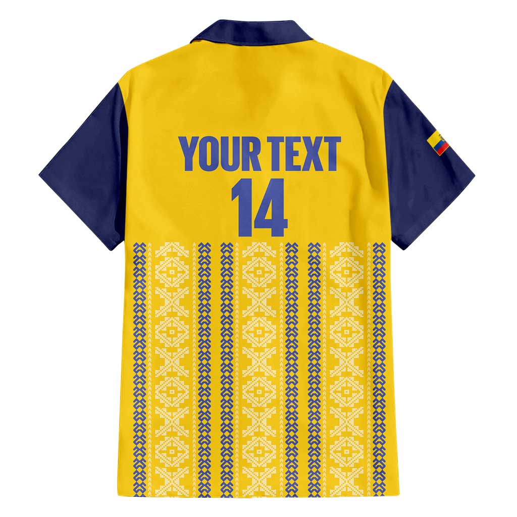 Custom Ecuador Football Hawaiian Shirt 2025 Come On La Tricolor - Wonder Print Shop