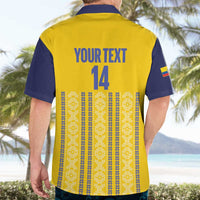 Custom Ecuador Football Hawaiian Shirt 2025 Come On La Tricolor - Wonder Print Shop
