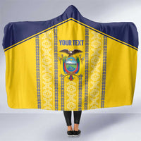 Custom Ecuador Football Hooded Blanket 2025 Come On La Tricolor - Wonder Print Shop