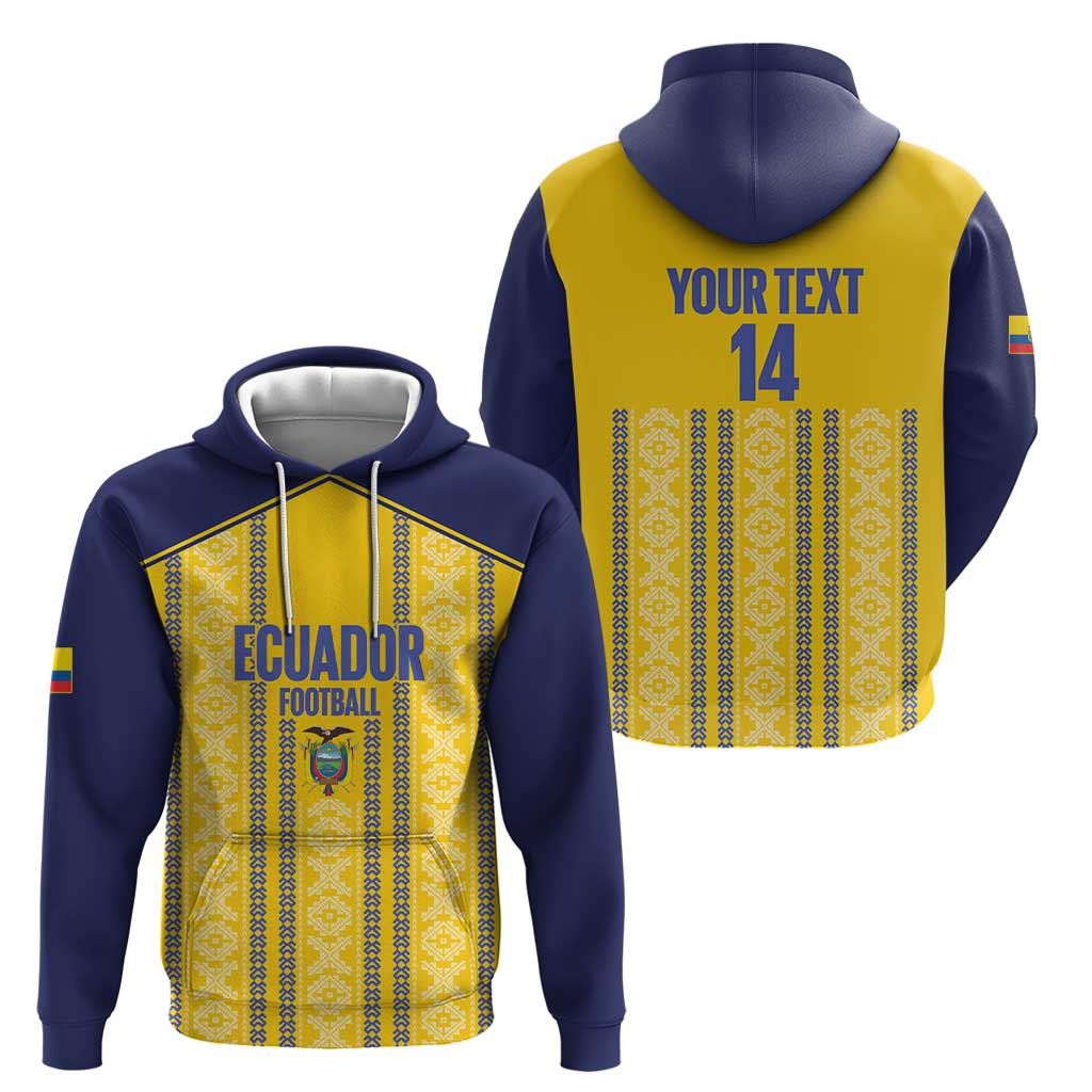 Custom Ecuador Football Hoodie 2025 Come On La Tricolor - Wonder Print Shop