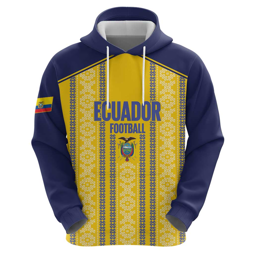 Custom Ecuador Football Hoodie 2025 Come On La Tricolor - Wonder Print Shop