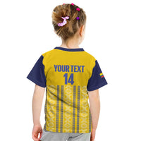 Custom Ecuador Football Kid T Shirt 2025 Come On La Tricolor - Wonder Print Shop
