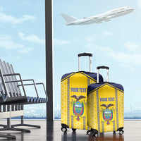 Custom Ecuador Football Luggage Cover 2025 Come On La Tricolor - Wonder Print Shop
