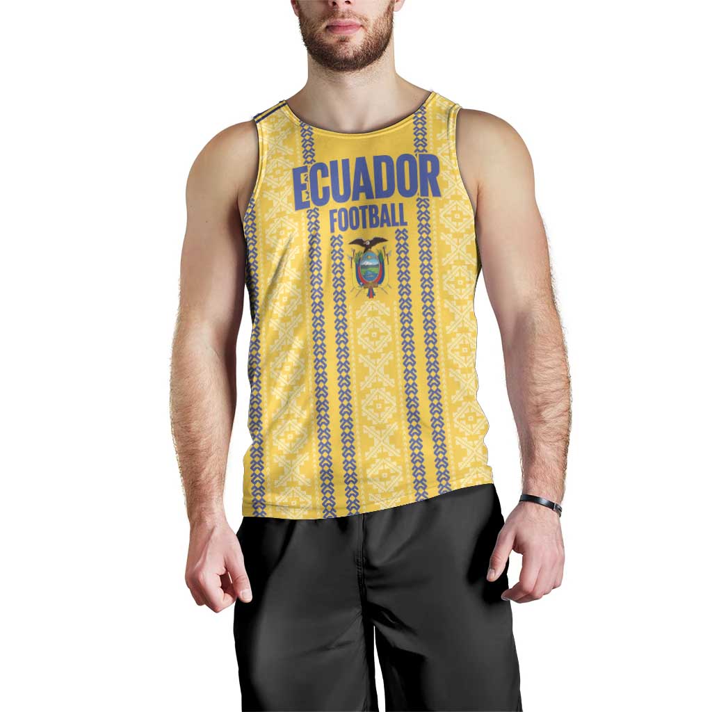 Custom Ecuador Football Men Tank Top 2025 Come On La Tricolor - Wonder Print Shop