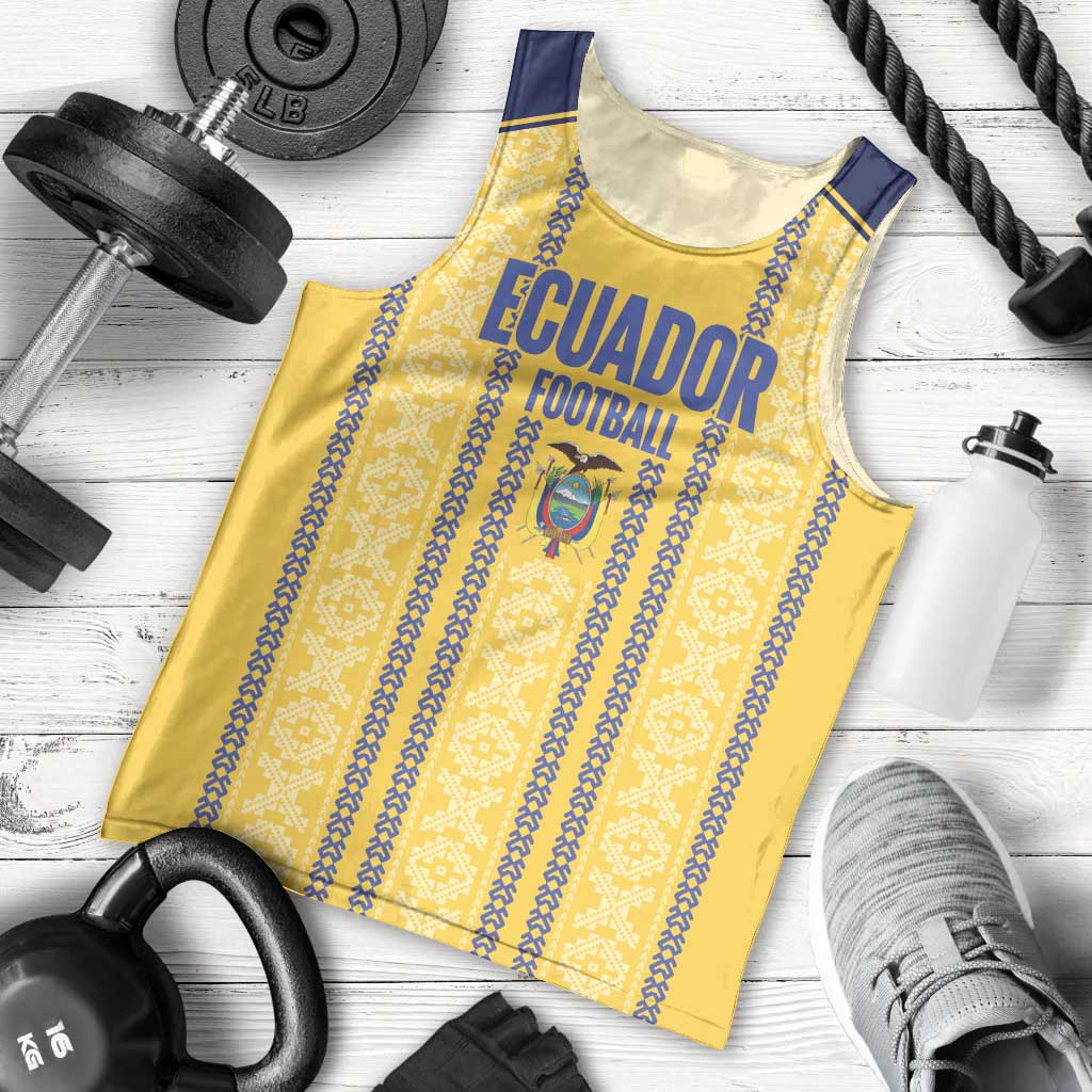 Custom Ecuador Football Men Tank Top 2025 Come On La Tricolor - Wonder Print Shop