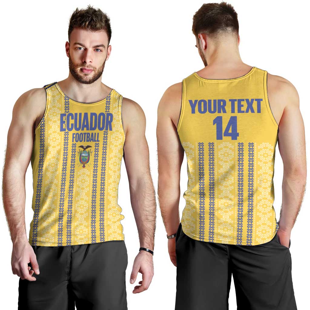 Custom Ecuador Football Men Tank Top 2025 Come On La Tricolor - Wonder Print Shop