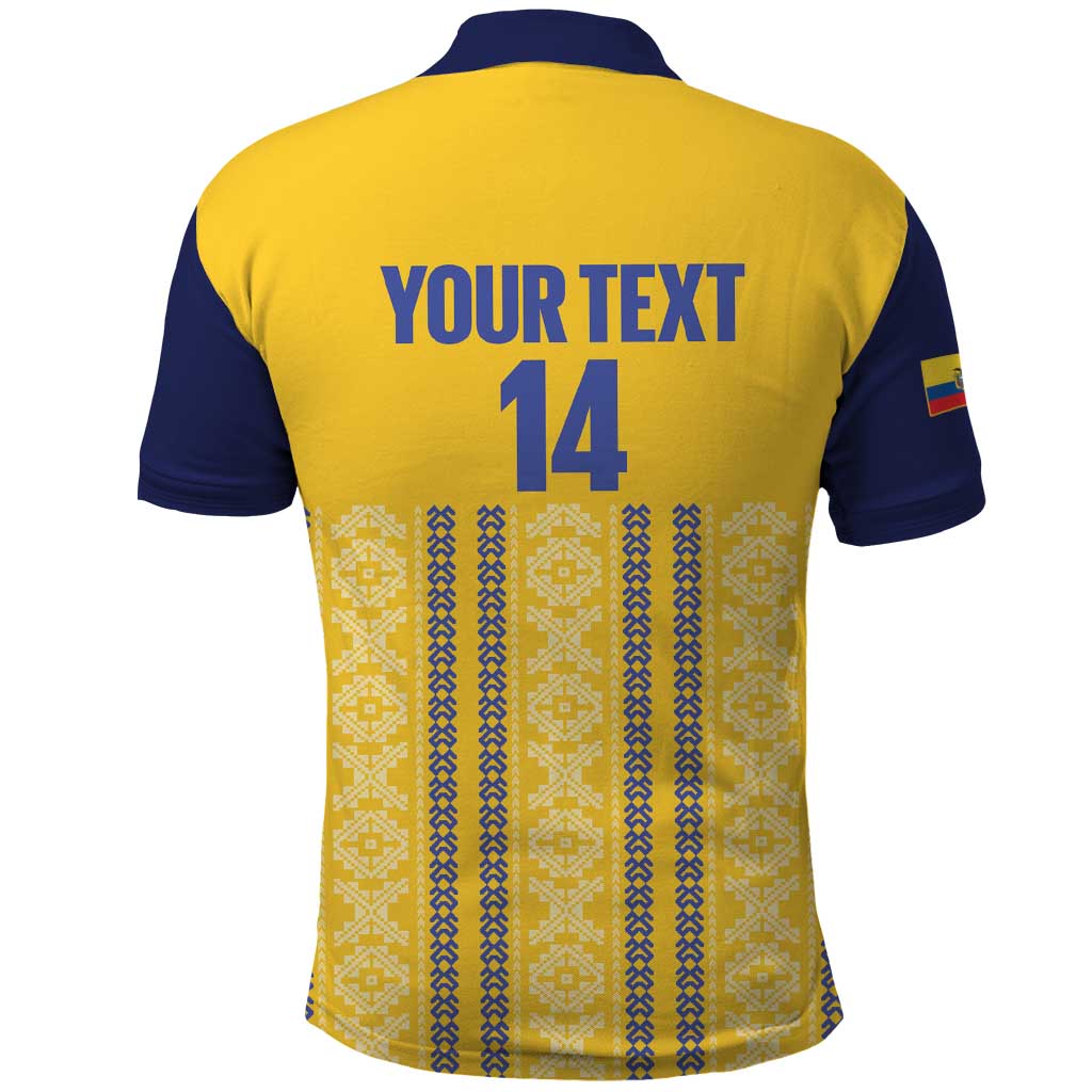 Custom Ecuador Football Polo Shirt 2025 Come On La Tricolor - Wonder Print Shop