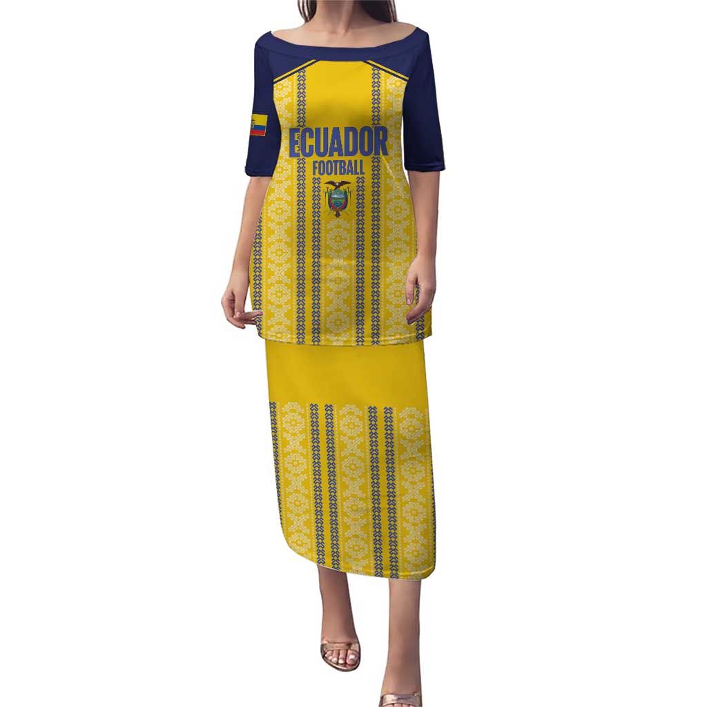 Custom Ecuador Football Puletasi 2025 Come On La Tricolor - Wonder Print Shop